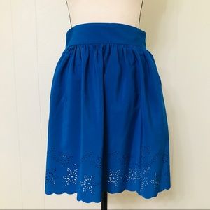 Eyelet skirt